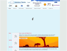 Tablet Screenshot of nakhoultravel.com